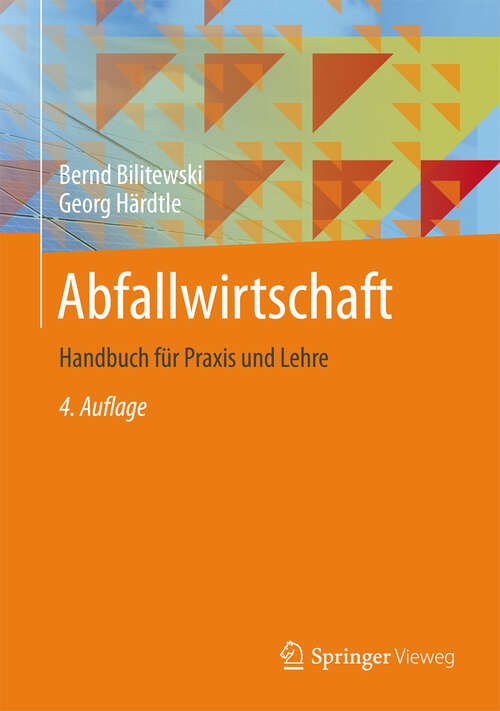 Book cover of Abfallwirtschaft