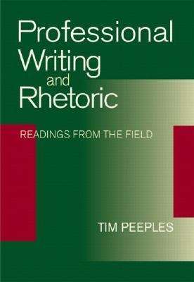 Book cover of Professional Writing and Rhetoric: Readings from the Field