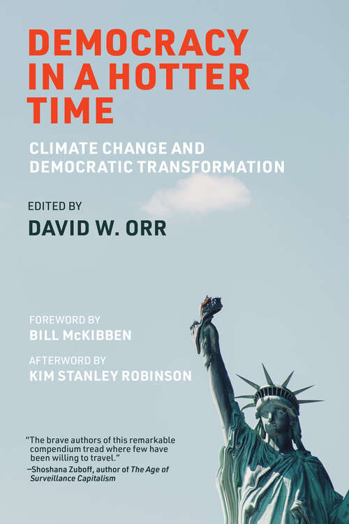 Book cover of Democracy in a Hotter Time: Climate Change and Democratic Transformation