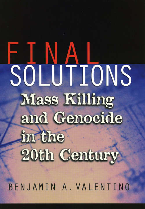 Book cover of Final Solutions