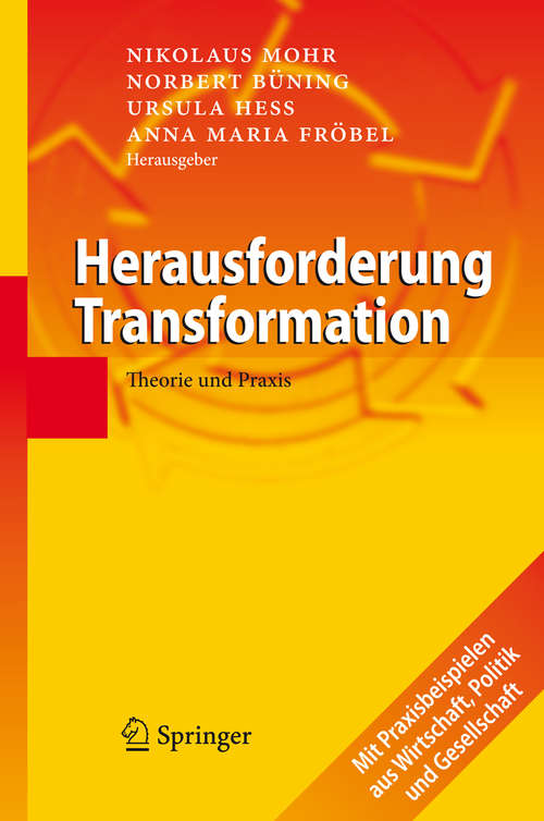 Book cover of Herausforderung Transformation