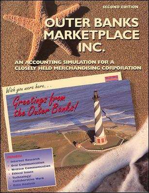 Book cover of Outer Banks Marketplace Inc: An Accounting Simulation for a Closely Held Merchandising Corporation