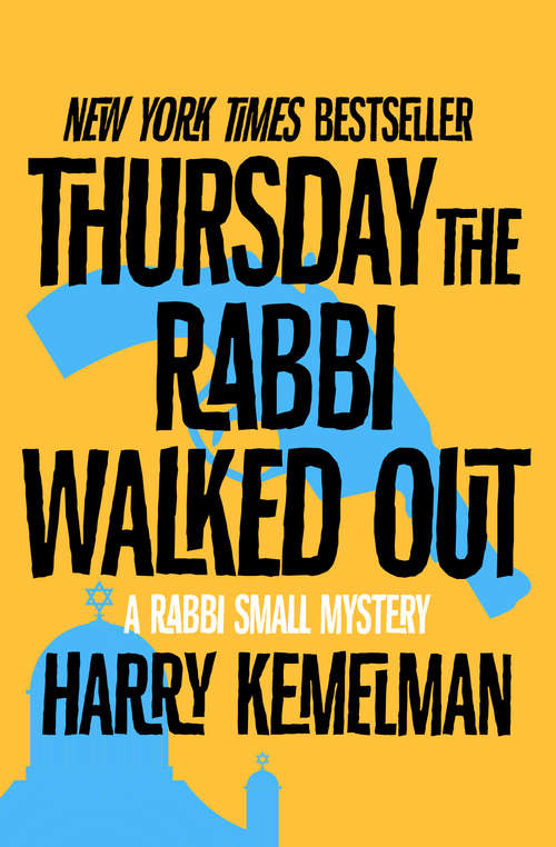 Book cover of Thursday the Rabbi Walked Out (The Rabbi Small Mysteries #7)