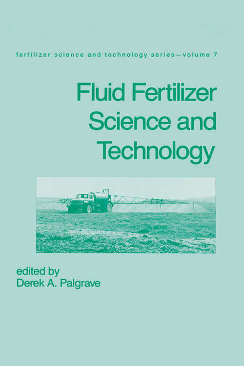 Fluid Fertilizer Science and Technology: Proceedings No 514
