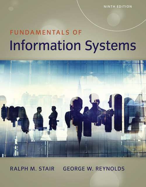 Book cover of Fundamentals of Information Systems (Ninth Edition)