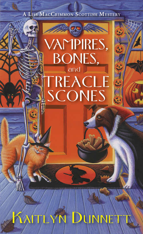 Book cover of Vampires, Bones and Treacle Scones