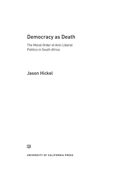 Book cover of Democracy as Death