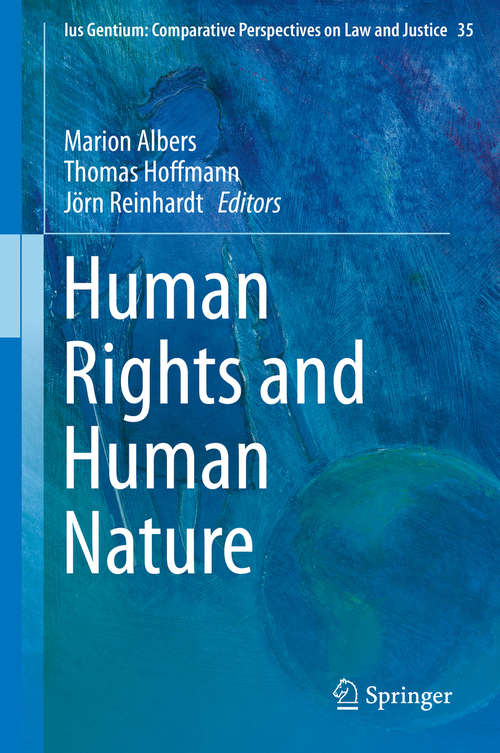 Book cover of Human Rights and Human Nature