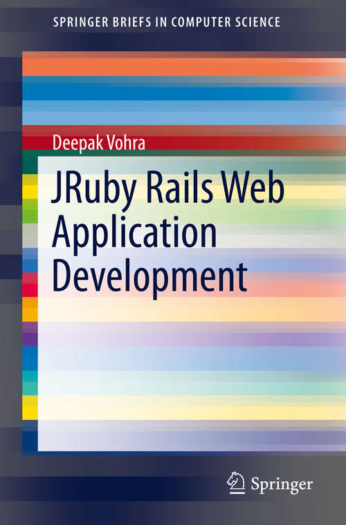 Book cover of JRuby Rails Web Application Development