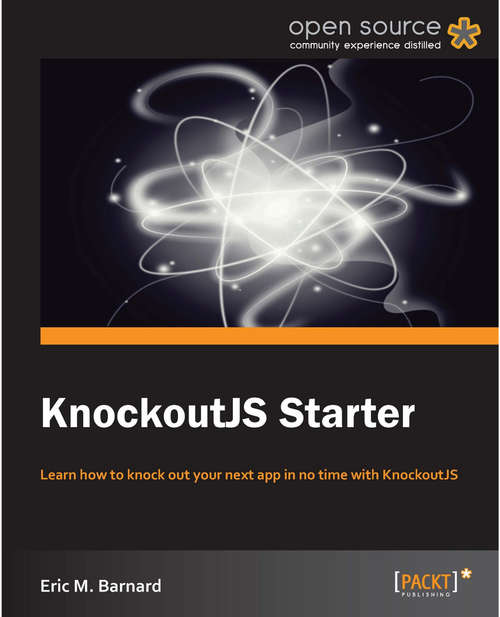 Book cover of KnockoutJS Starter