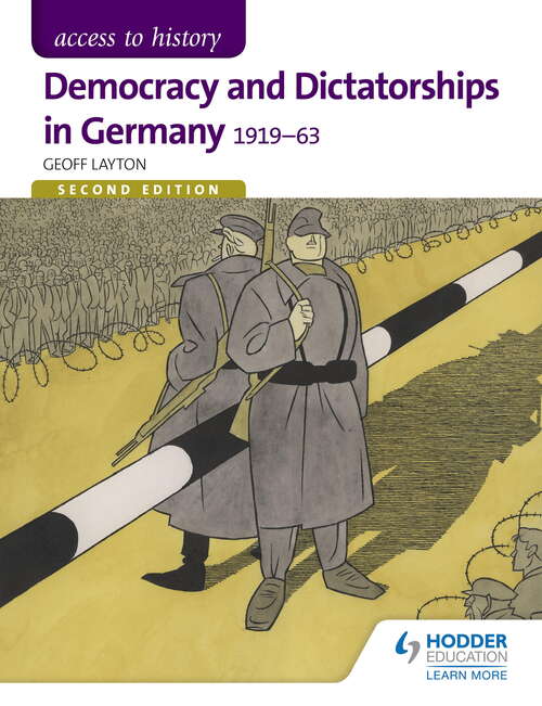 Book cover of Access to History: Democracy and Dictatorships in Germany 1919-63 Second Edition