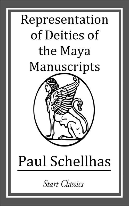 Book cover of Representation of Deities of the Maya Manuscript