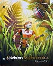 Book cover of enVision Mathematics [Grade 6], Common Core, Volume 1, Topics 1-4