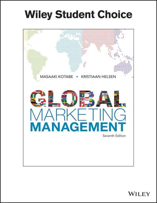 Book cover of Global Marketing Management (Seventh Edition)