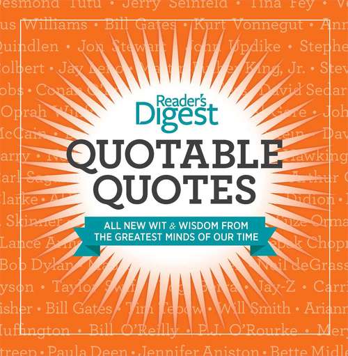 Book cover of Quotable Quotes
