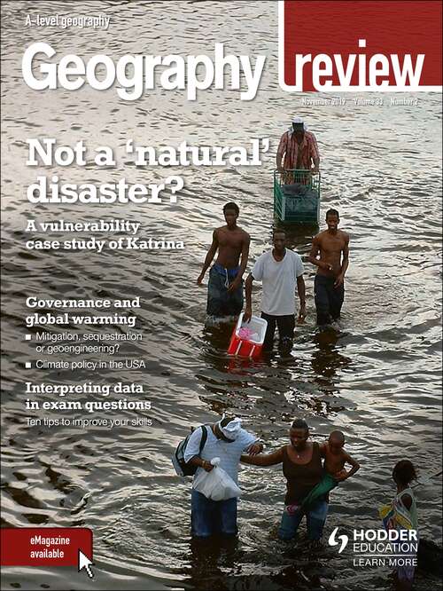 Book cover of Geography Review Magazine Volume 33, 2019/20 Issue 2