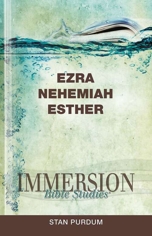 Book cover of Immersion Bible Studies | Ezra, Nehemiah, Esther