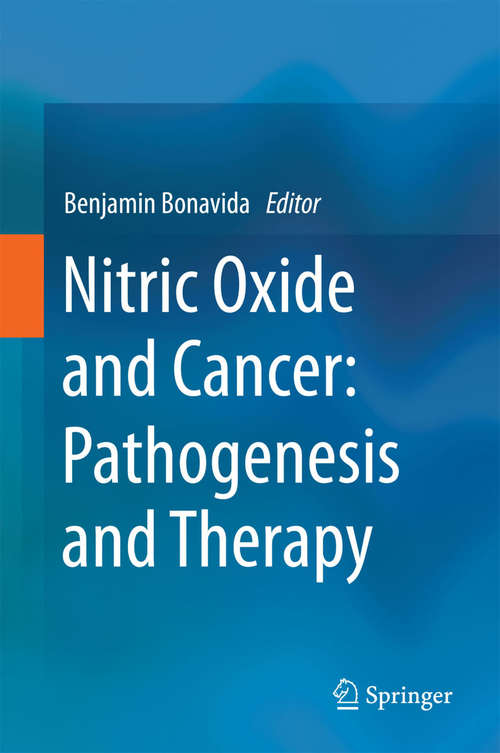 Book cover of Nitric Oxide and Cancer: Pathogenesis and Therapy
