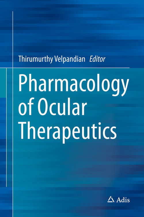 Book cover of Pharmacology of Ocular Therapeutics