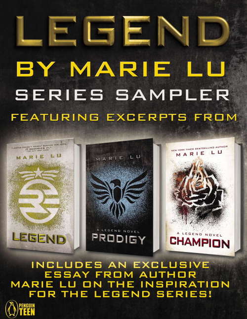 Book cover of Legend Series Sampler: featuring excerpts from Legend and Prodigy