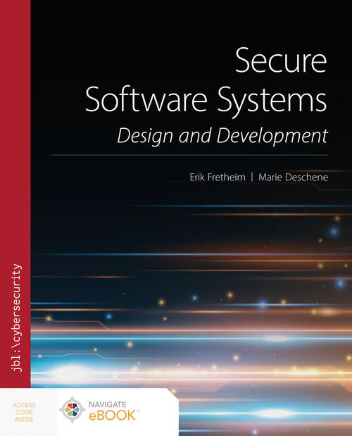 Book cover of Secure Software Systems