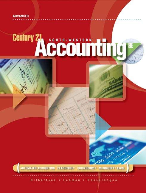 Book cover of Century 21 Accounting: Advanced