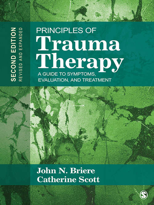 Book cover of Principles of Trauma Therapy: A Guide to Symptoms, Evaluation, and Treatment