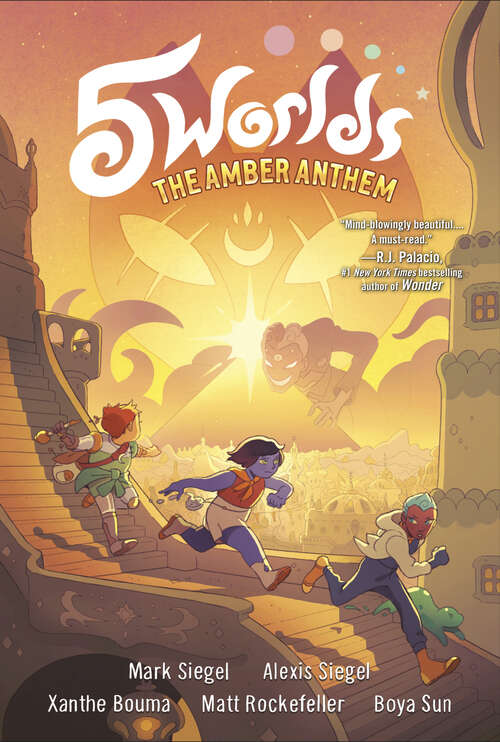Book cover of 5 Worlds Book 4: The Amber Anthem (5 Worlds #4)