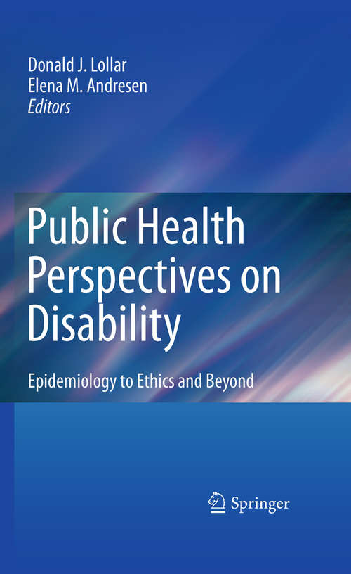 Book cover of Public Health Perspectives on Disability