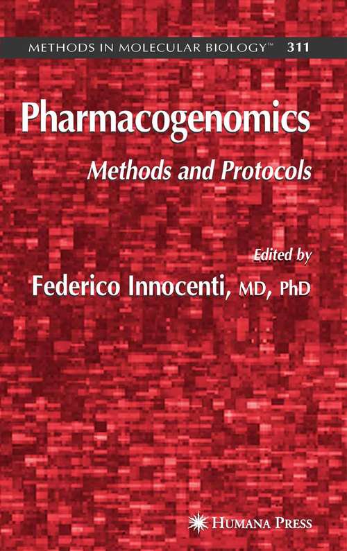 Book cover of Pharmacogenomics