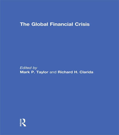 Book cover of The Global Financial Crisis