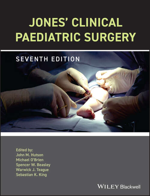 Book cover of Jones' Clinical Paediatric Surgery