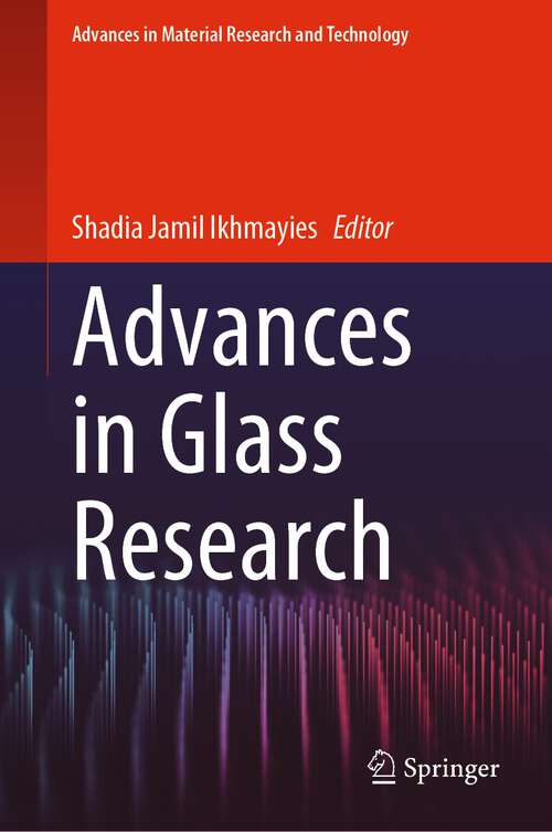Book cover of Advances in Glass Research