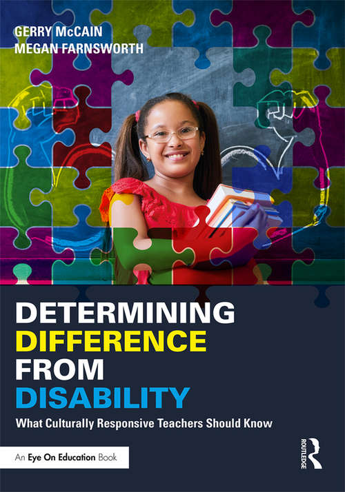 Book cover of Determining Difference from Disability: What Culturally Responsive Teachers Should Know