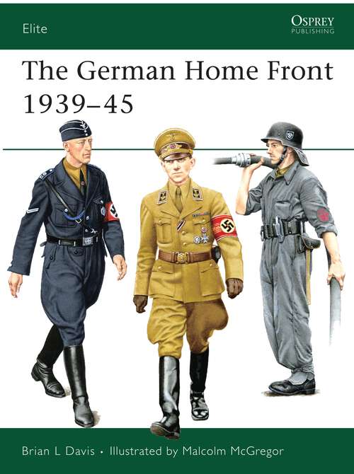 Book cover of The German Home Front 1939-45