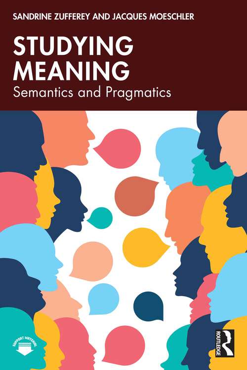 Book cover of Studying Meaning: Semantics and Pragmatics (1)