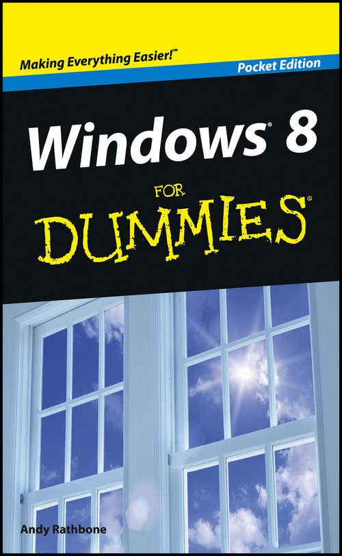 Book cover of Windows 8.1 For Dummies, Pocket Edition
