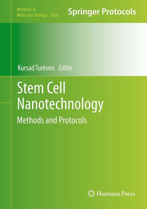 Book cover of Stem Cell Nanotechnology: Methods and Protocols