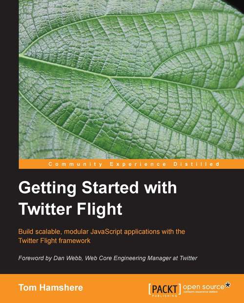 Book cover of Getting Started with Twitter Flight
