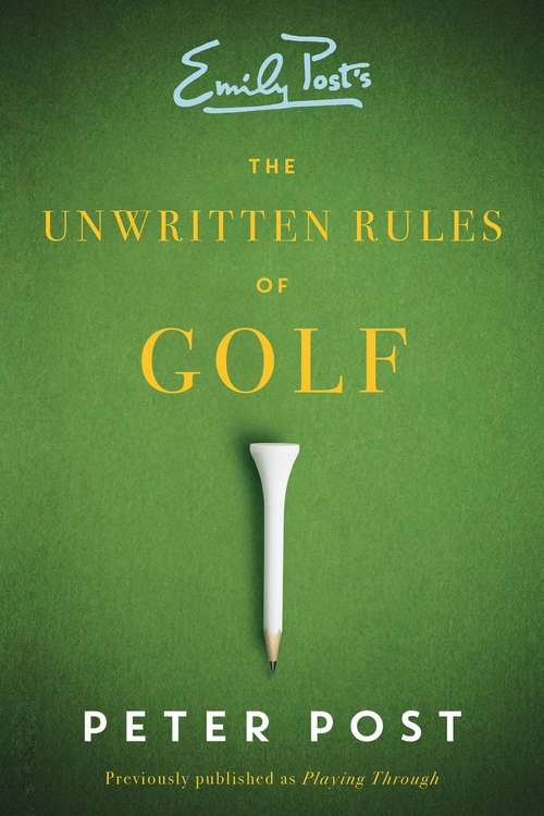 Book cover of Unwritten Rules of Golf