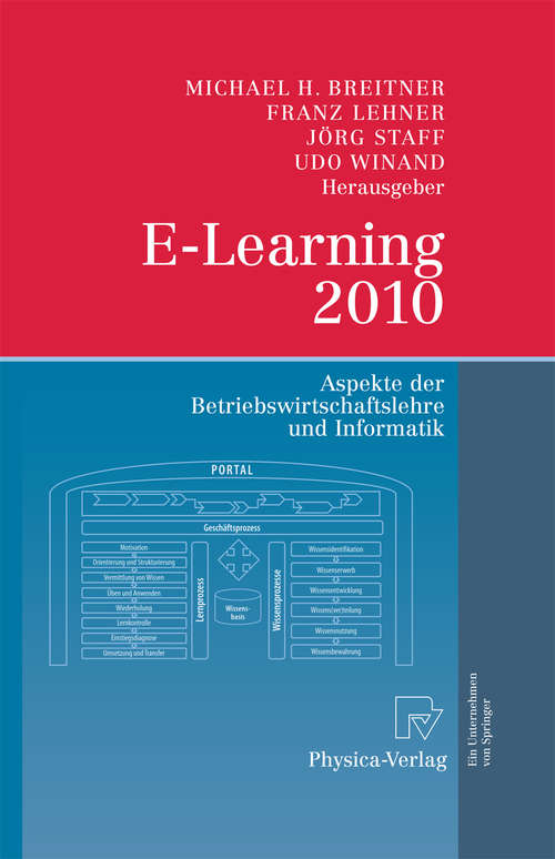 Cover image of E-Learning 2010