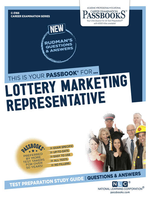 Book cover of Lottery Marketing Representative: Passbooks Study Guide (Career Examination Series)