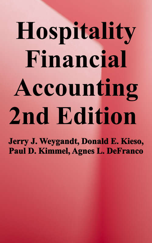 Book cover of Hospitality Financial Accounting (Second Edition)