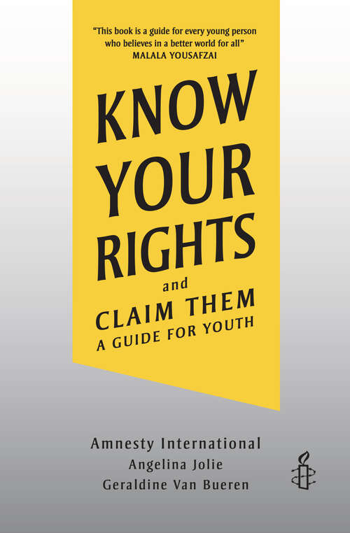 Book cover of Know Your Rights and Claim Them: A Guide for Youth