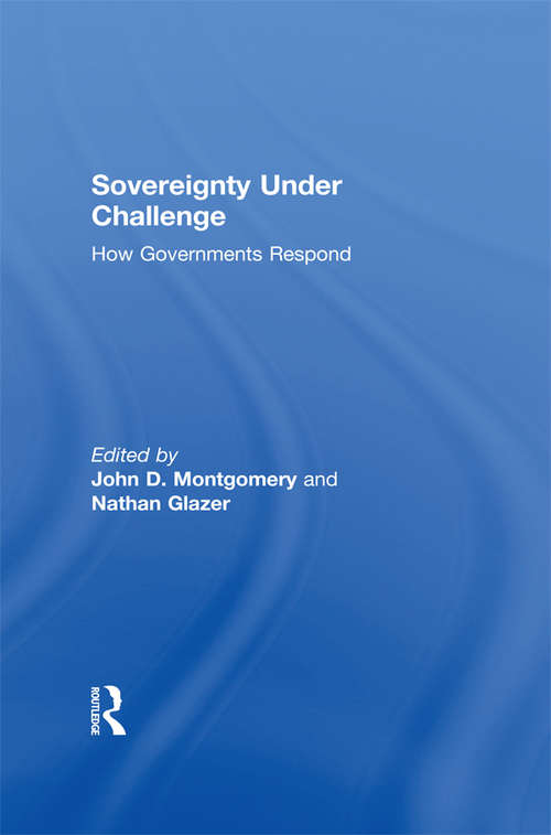 Sovereignty Under Challenge: How Governments Respond