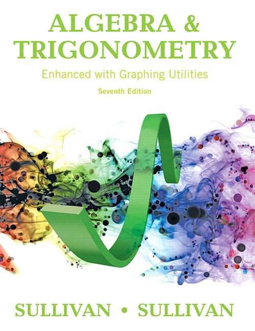 Book cover of Algebra and Trigonometry (Seventh Edition)