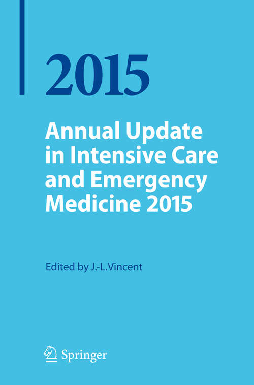 Book cover of Annual Update in Intensive Care and Emergency Medicine 2016