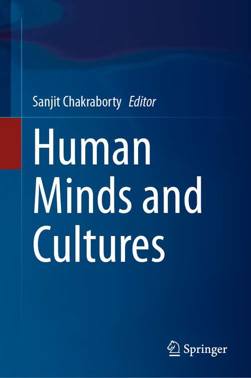 Book cover of Human Minds and Cultures (2024)