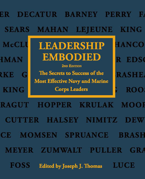 Book cover of Leadership Embodied