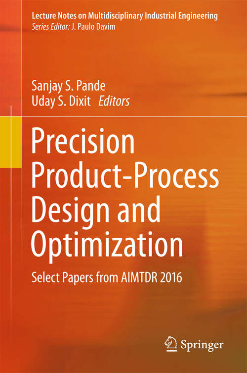 Cover image of Precision Product-Process Design and Optimization